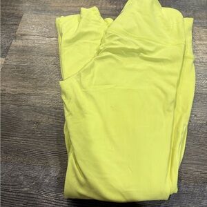 Lululemon Athletica Yellow Leggings